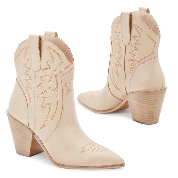 Mi.iM Shoes - NWT Mi.iM Women's Nina Embroidered Western  Cowboy Ankle Booties
